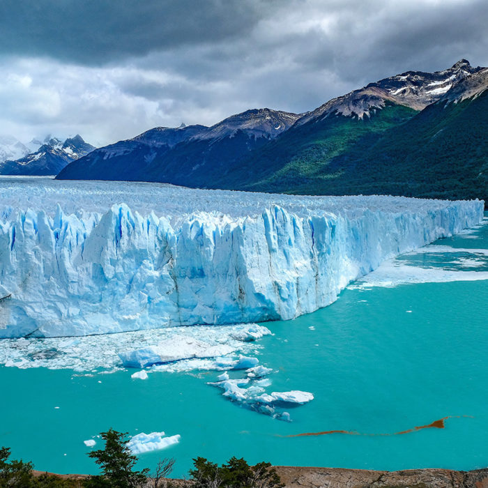Perito-Moreno-Gletscher im Campo de Hielo Sur / Nationalparks Los Glaciares / Lago Argentino / Provinz Santa Cruz