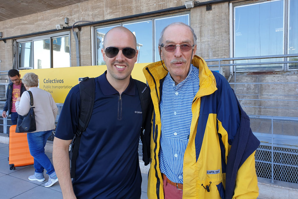Heino mit unserem Guide Juan